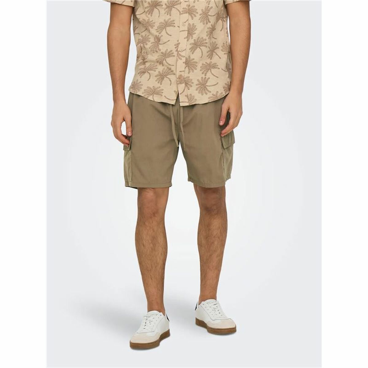 Trousers Only & Sons Onskal Cargo 0287 Caribou Brown-3