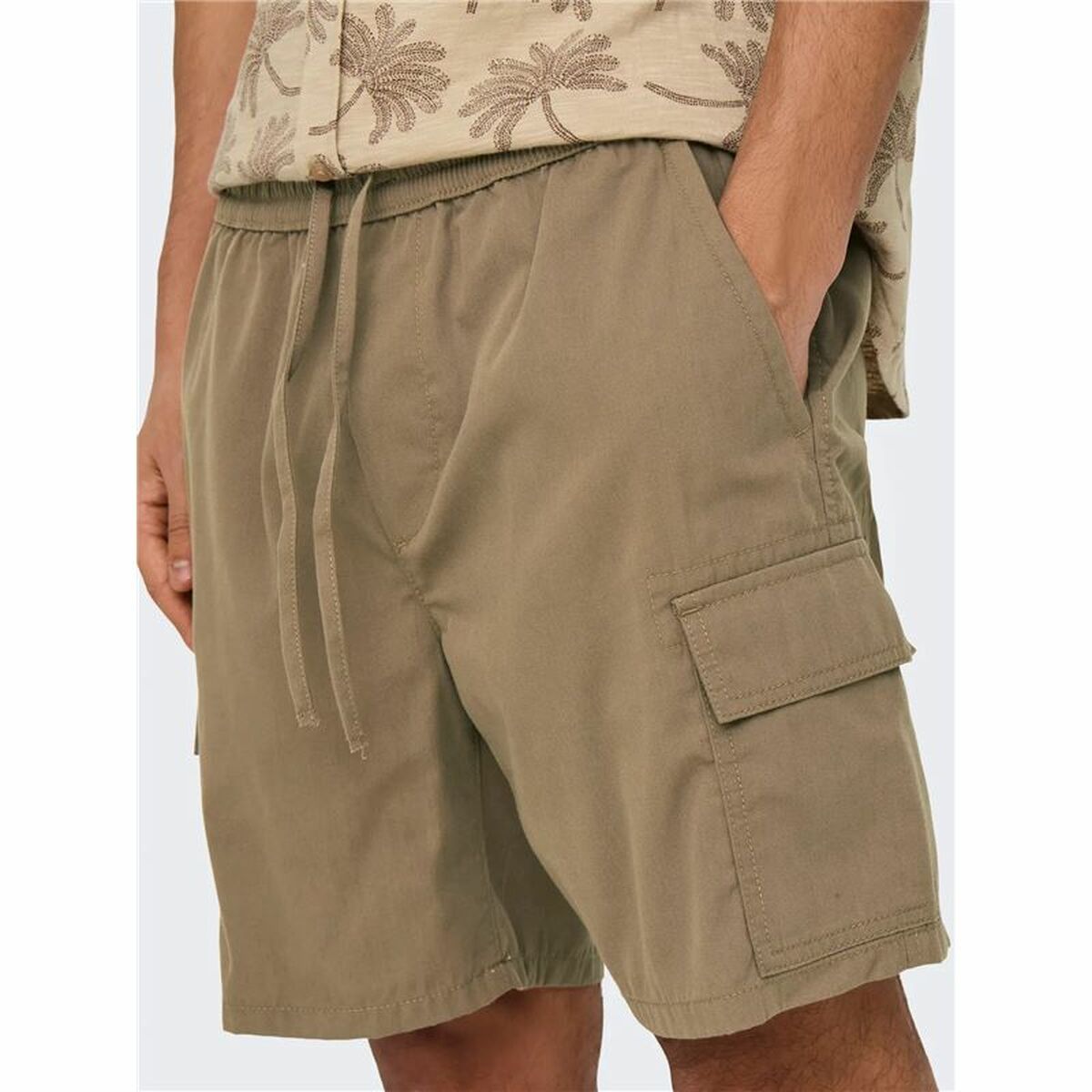 Trousers Only & Sons Onskal Cargo 0287 Caribou Brown-1