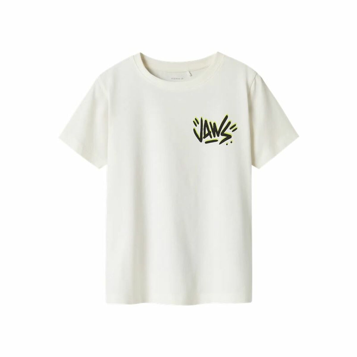Child's Short Sleeve T-Shirt Name It Nkmmakai Jaws Nreg Box Sky-0