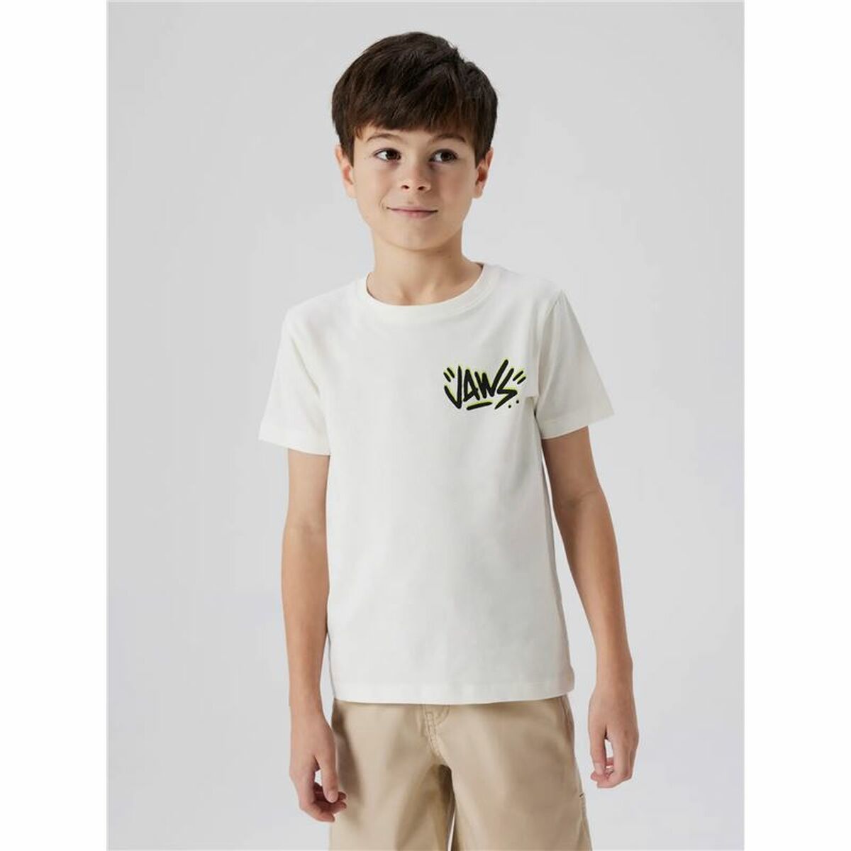 Child's Short Sleeve T-Shirt Name It Nkmmakai Jaws Nreg Box Sky-3