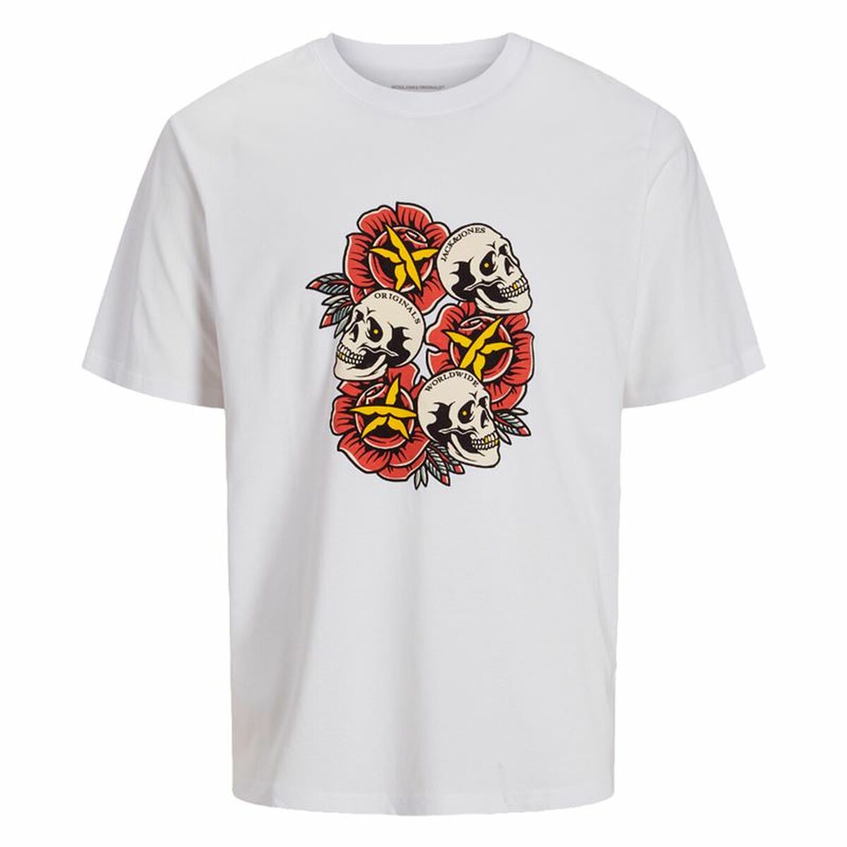 Children’s Short Sleeve T-Shirt Jack & Jones Joranatomy Skull Ss Crew Neck-0