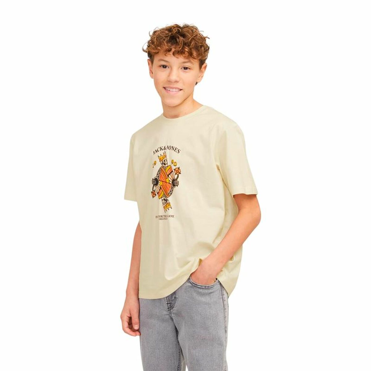 Child's Short Sleeve T-Shirt Jack & Jones Joranatomy Skull Ss Crew Neck-3