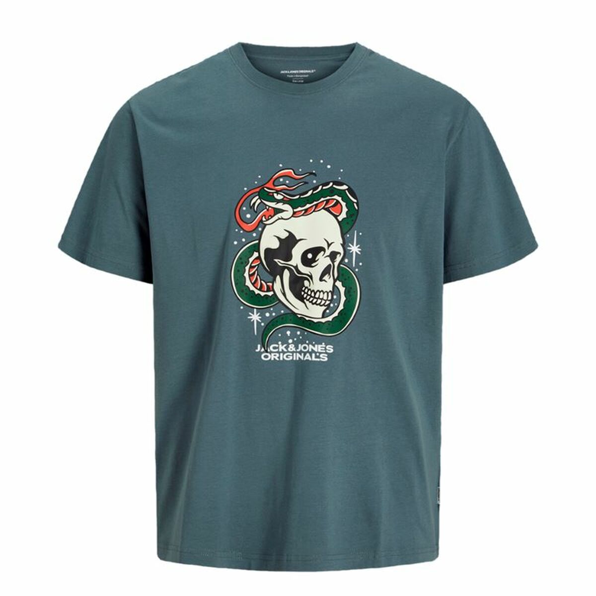 Child's Short Sleeve T-Shirt Jack & Jones Joranatomy Skull Ss Crew Neck-0
