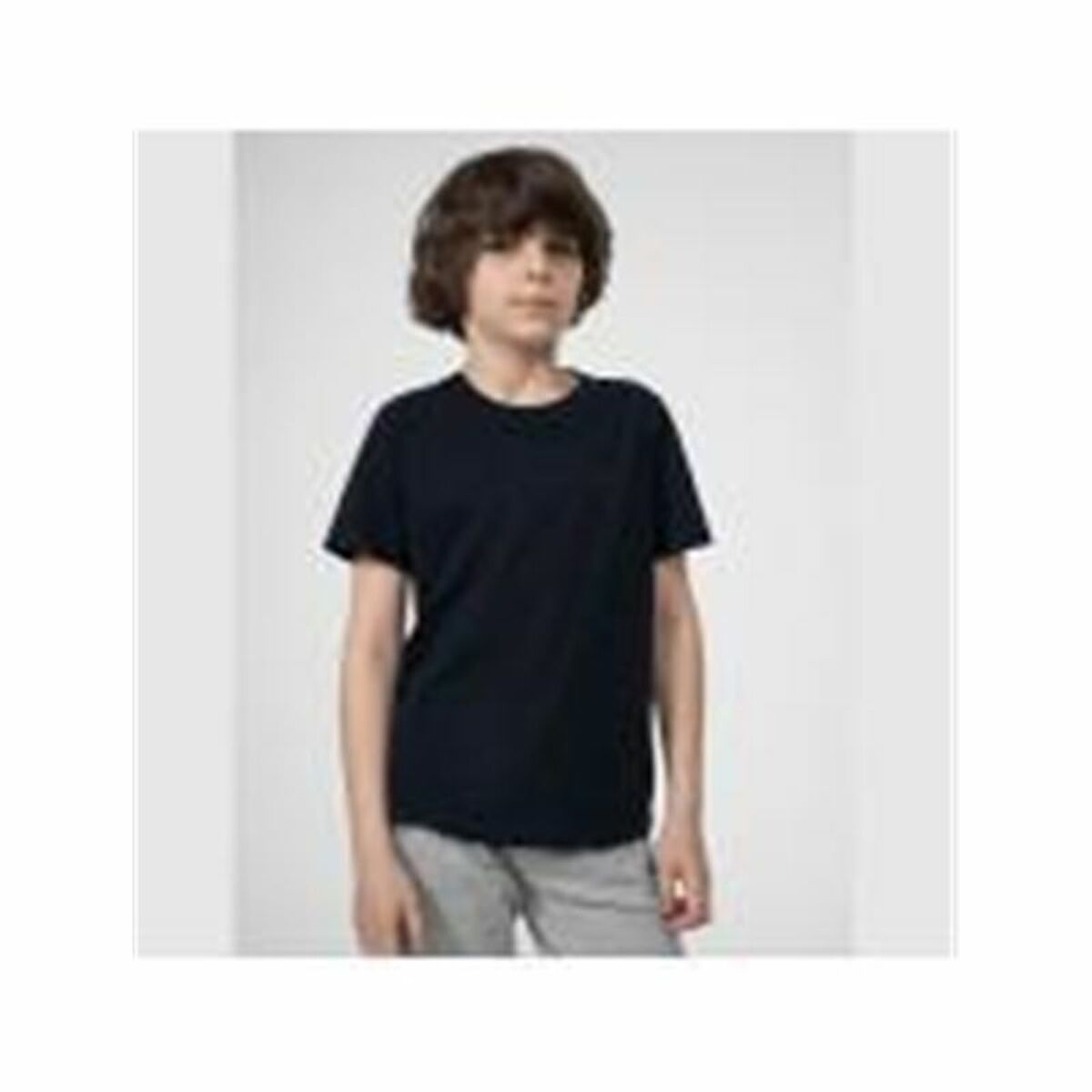 Children’s Short Sleeve T-Shirt 4F M291  Black-3