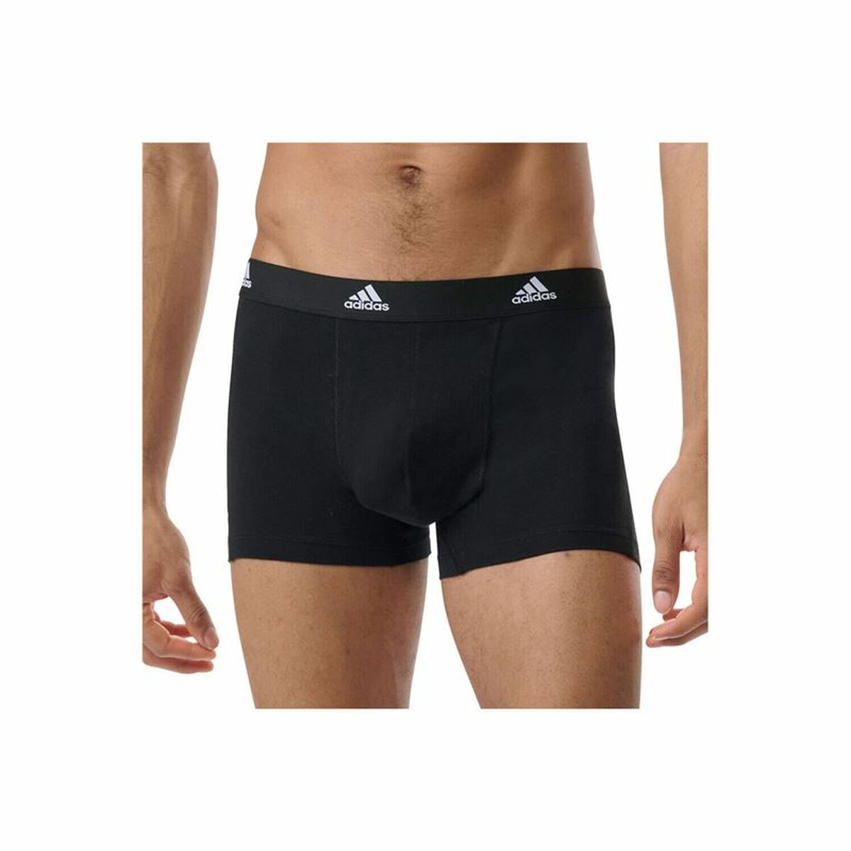 Men's Boxer Shorts Adidas Active Flex Black 3 Units-0