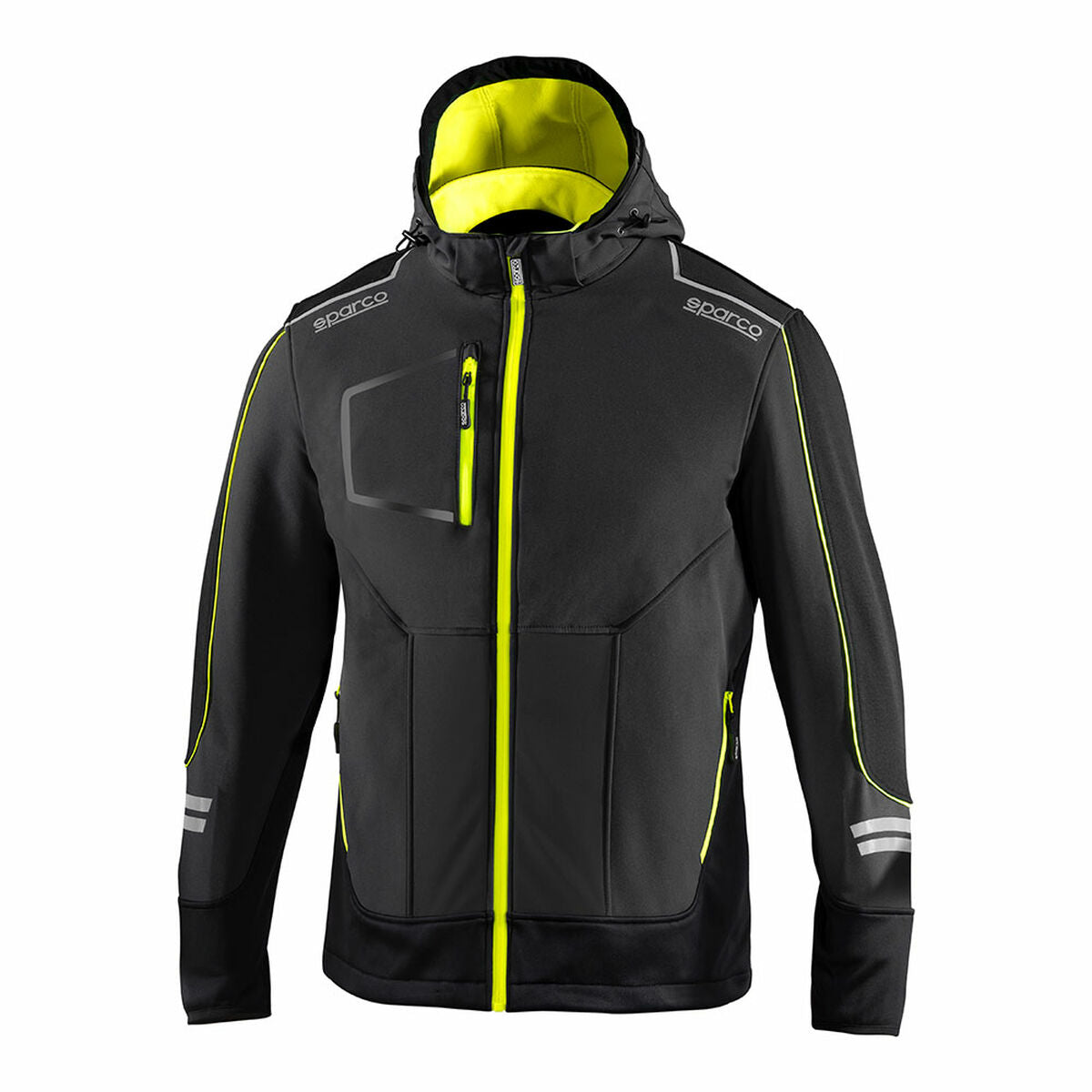 Men's Sports Jacket Sparco Tech Ndis Black-0