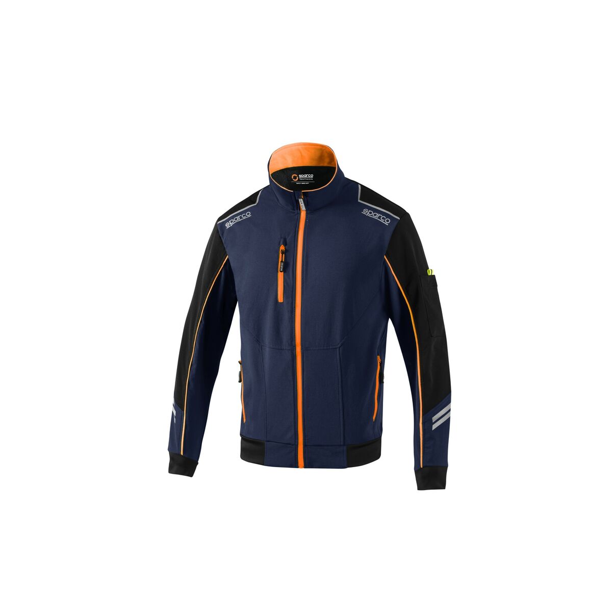 Men's Sports Jacket Sparco Tech TW Blue Orange Dark blue-0