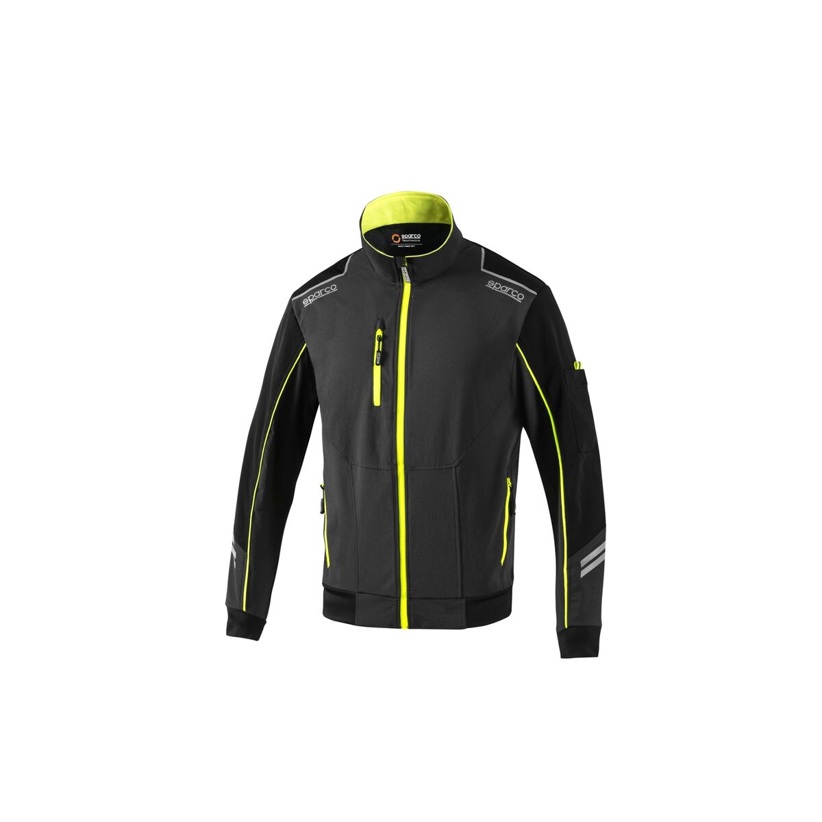 Men's Sports Jacket Sparco Tech TW Yellow Grey-0