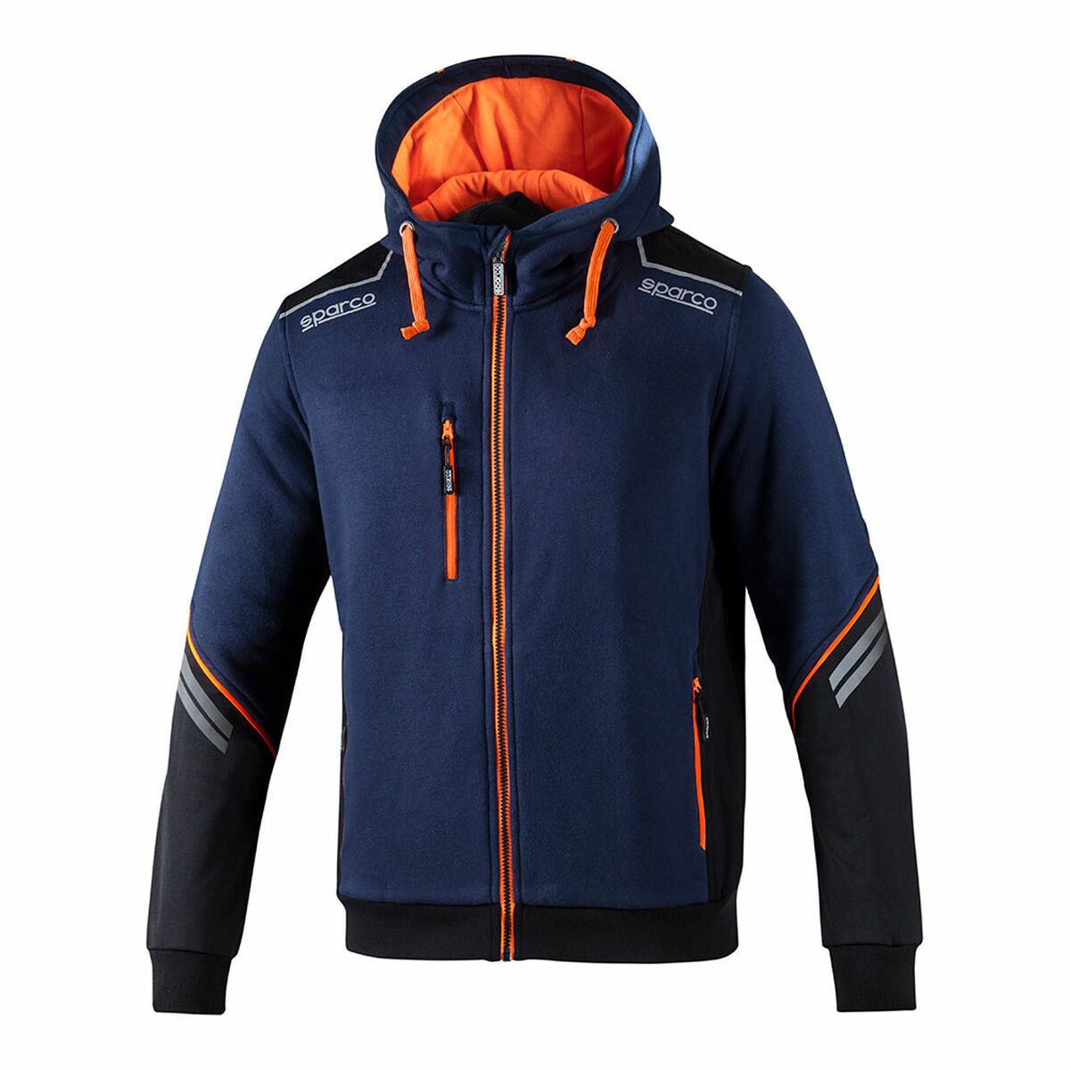 Men’s Hoodie Sparco Tech Ndis Navy Blue-0