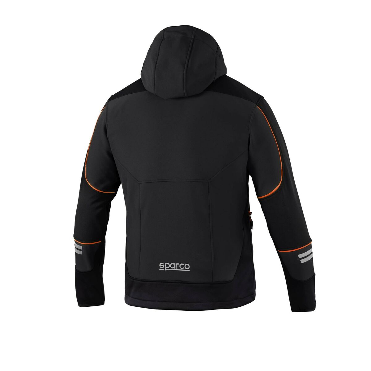 Windcheater Jacket Sparco TECH SOFT-SHELL Black Orange L-1