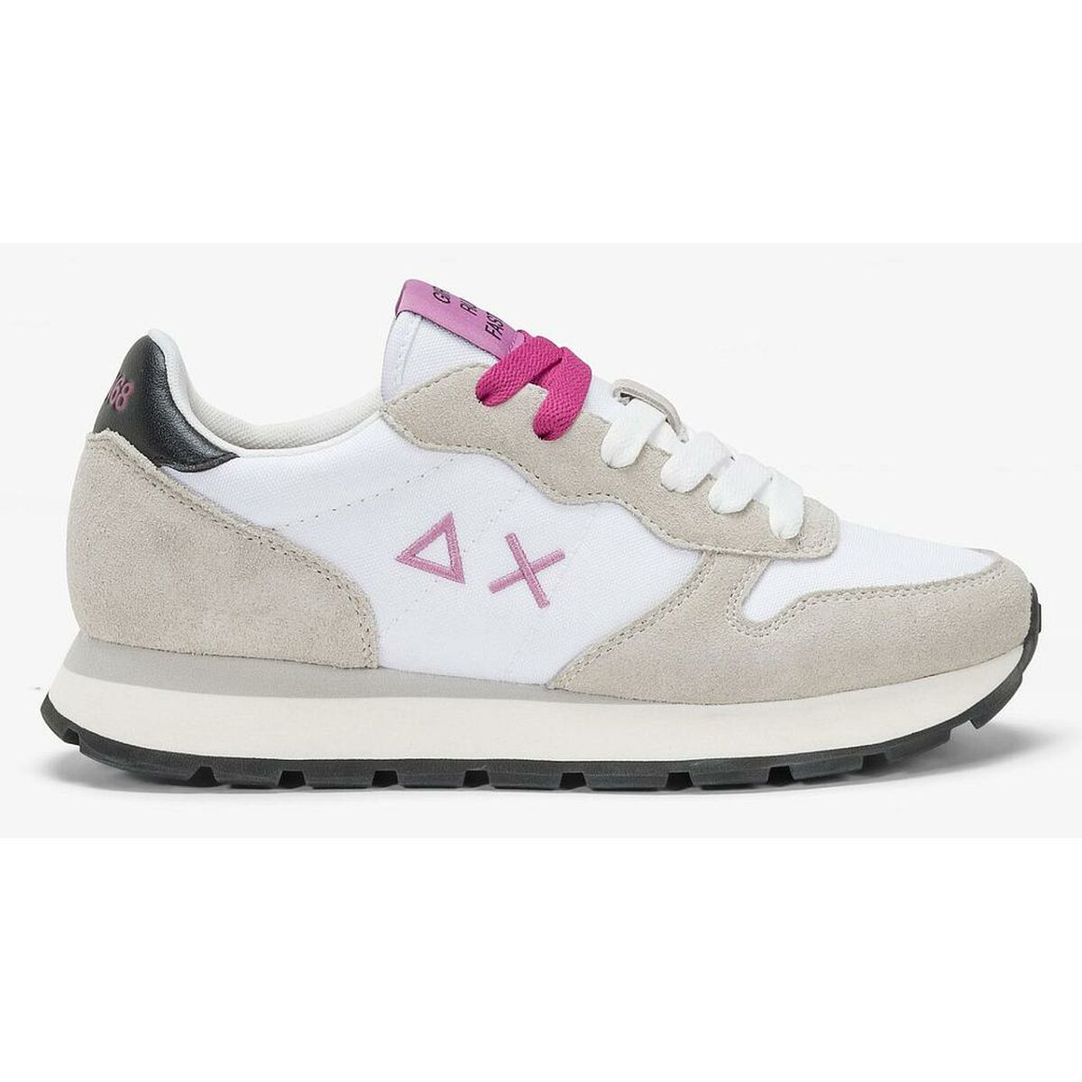 Women's casual trainers SUN68 ALLY SOLID NYLON Z44201 01 White-0