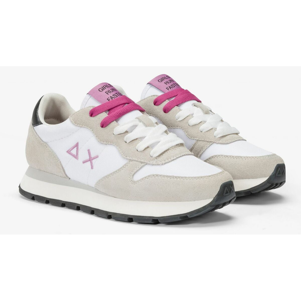 Women's casual trainers SUN68 ALLY SOLID NYLON Z44201 01 White-2