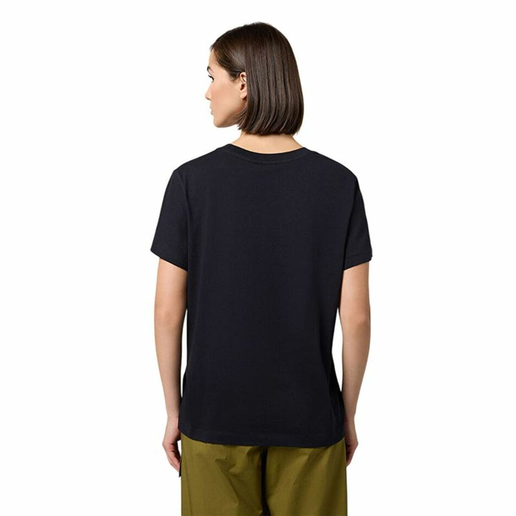 Women’s Short Sleeve T-Shirt Champion Champion Crewneck Black-3
