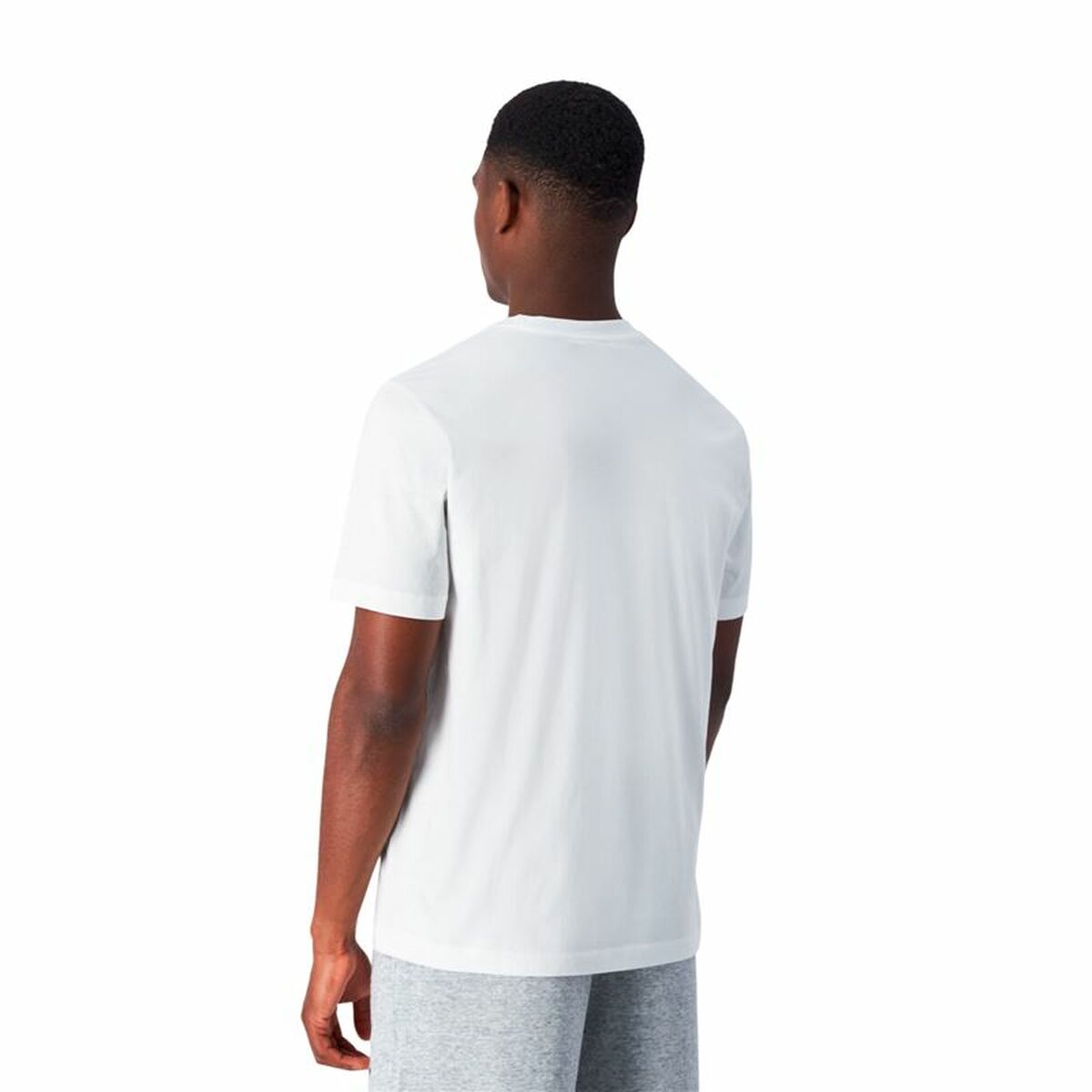 Men’s Short Sleeve T-Shirt Champion Crewneck White-2