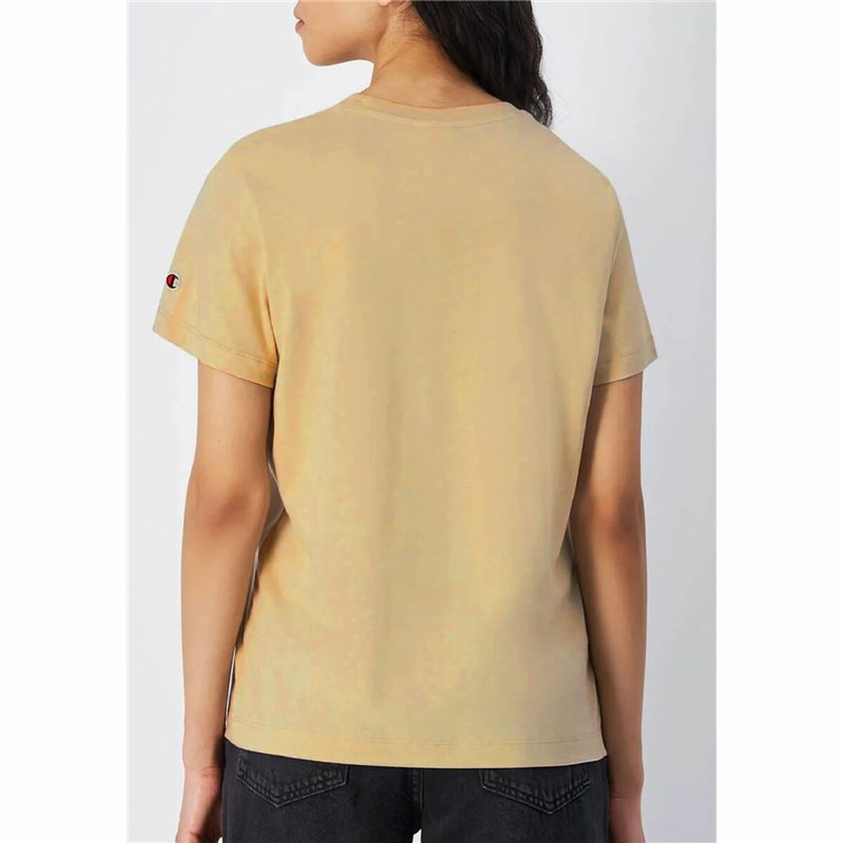 Women’s Short Sleeve T-Shirt Champion Crewneck-2