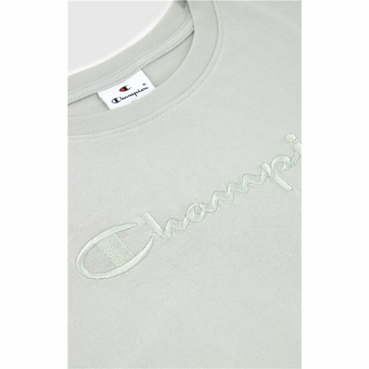 Women’s Short Sleeve T-Shirt Champion Champion SS Blue Green-2