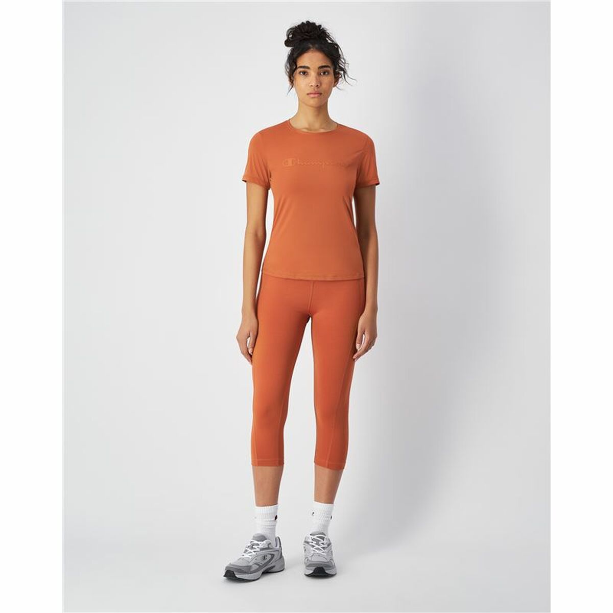 Women’s Short Sleeve T-Shirt Champion SS Orange-2