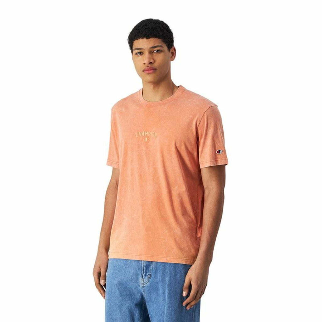Men’s Short Sleeve T-Shirt Champion SS Orange-3