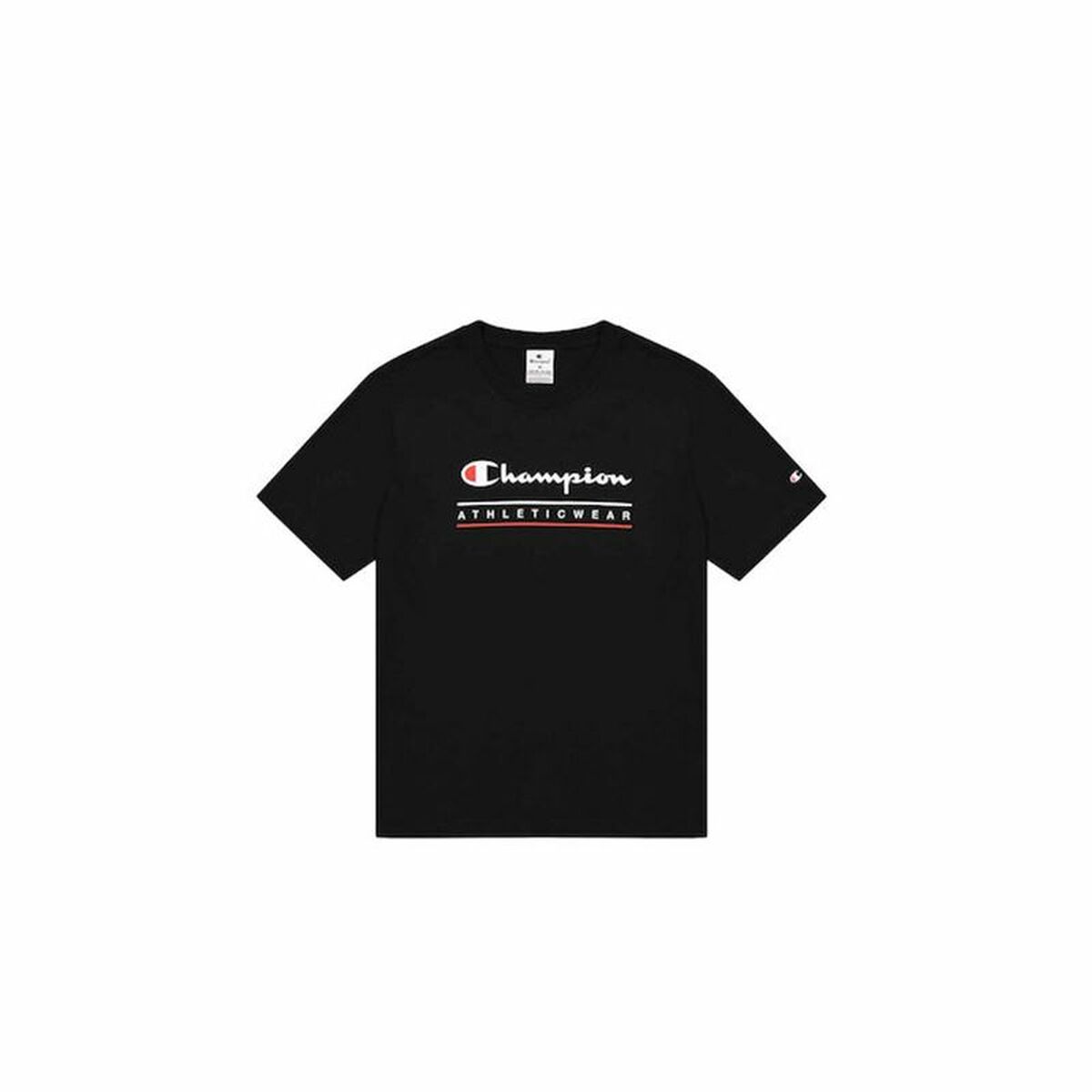 Men’s Short Sleeve T-Shirt Champion Black-0