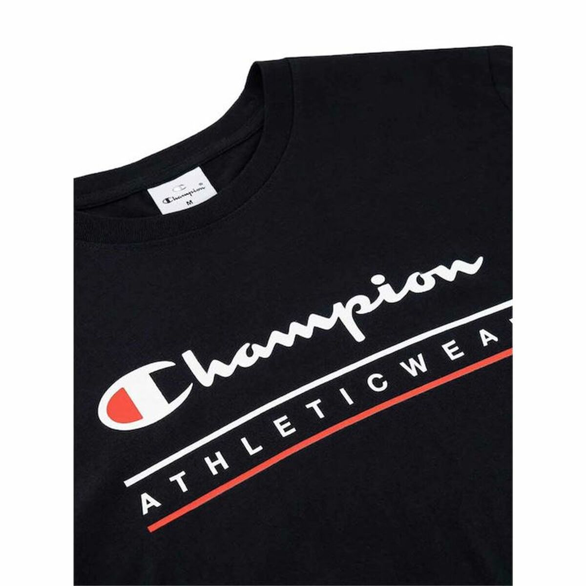 Men’s Short Sleeve T-Shirt Champion Black-2