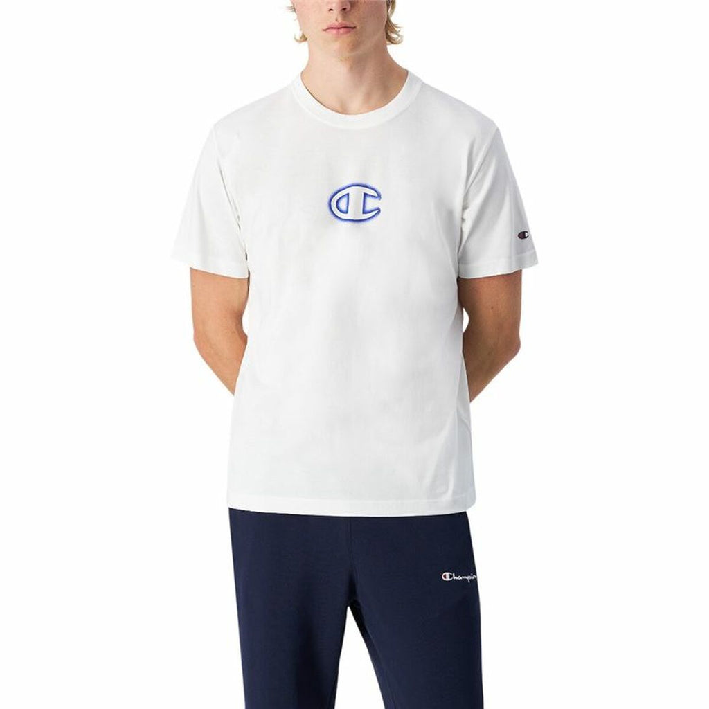 Men’s Short Sleeve T-Shirt Champion White-5
