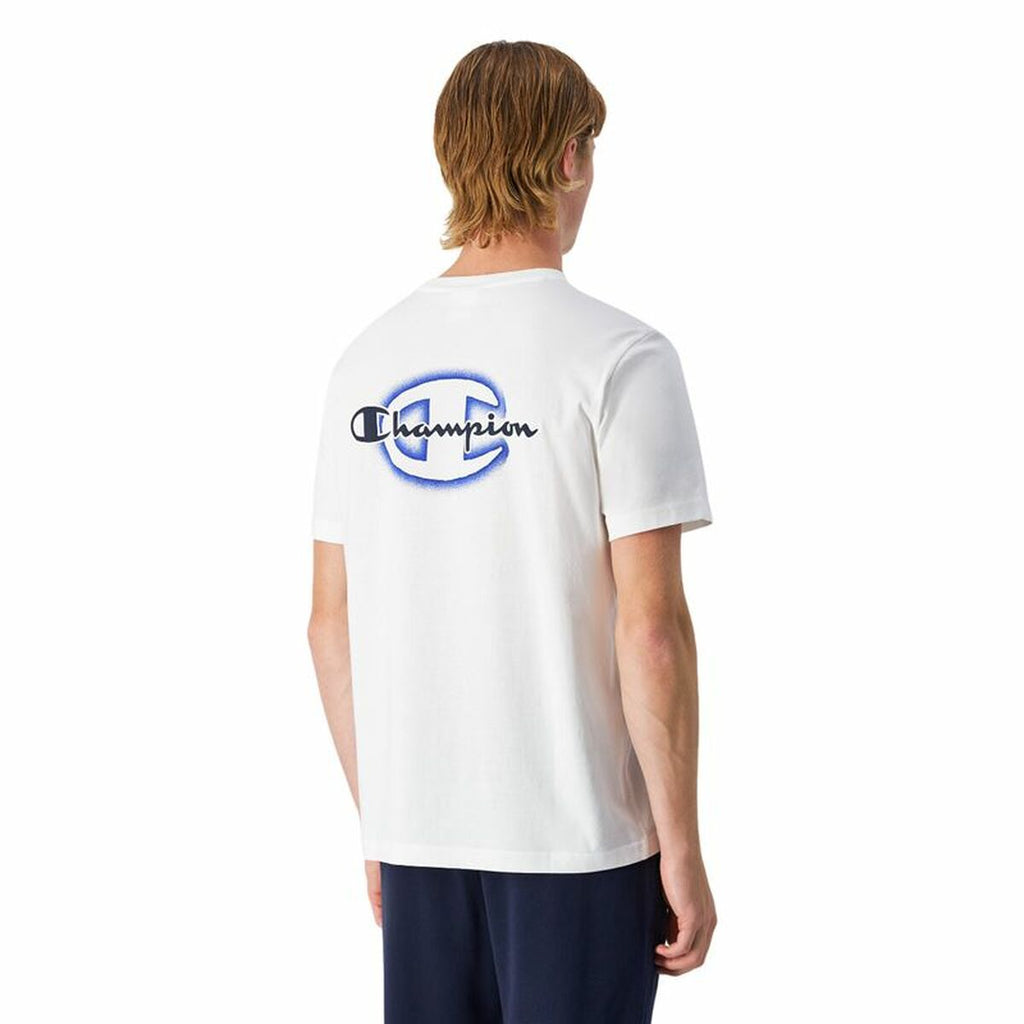 Men’s Short Sleeve T-Shirt Champion White-4