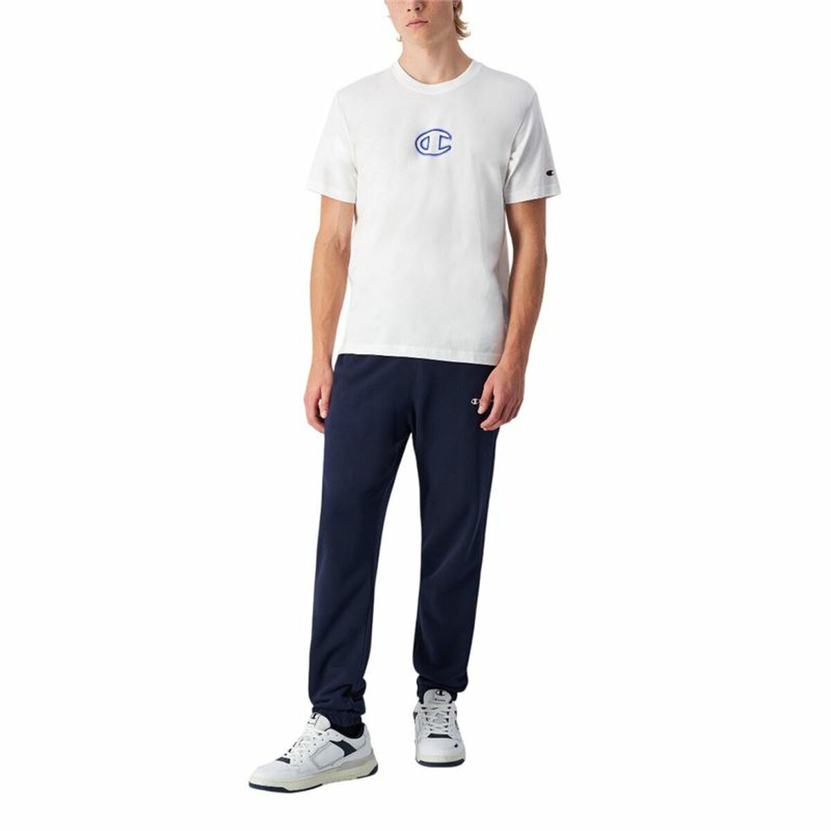 Men’s Short Sleeve T-Shirt Champion White-3
