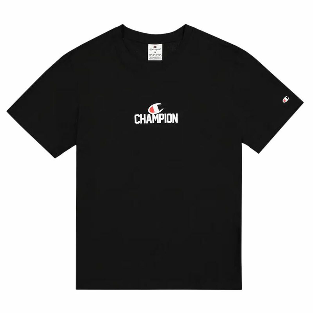 Men’s Short Sleeve T-Shirt Champion Champion SS Black-0