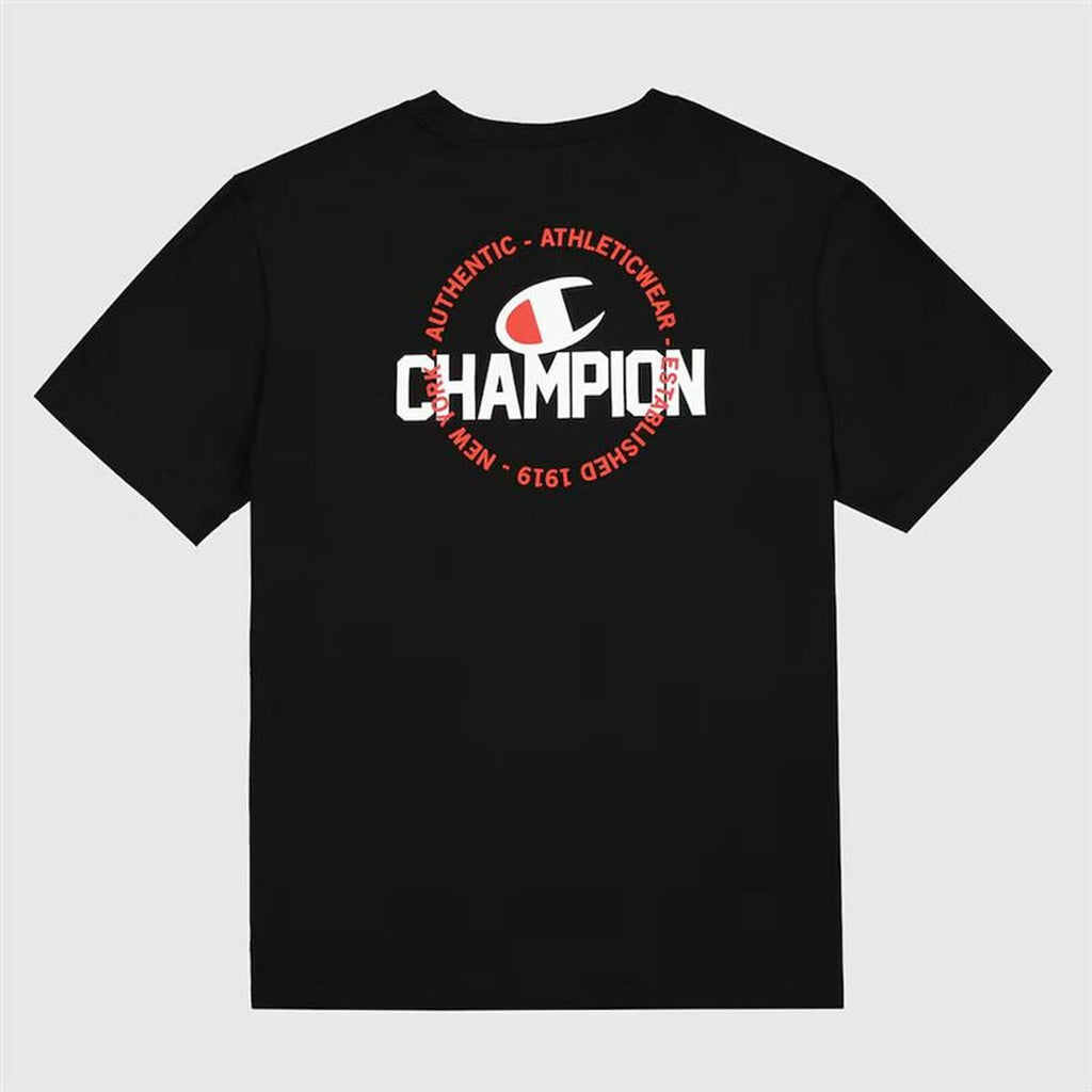 Men’s Short Sleeve T-Shirt Champion Champion SS Black-3