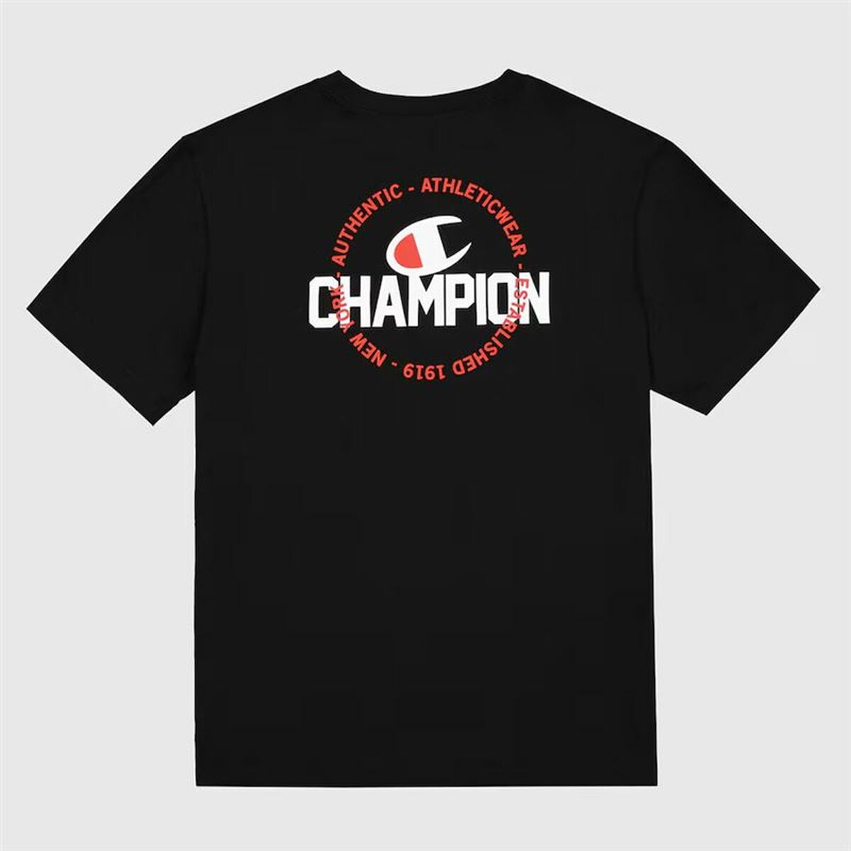Men’s Short Sleeve T-Shirt Champion Champion SS Black-3