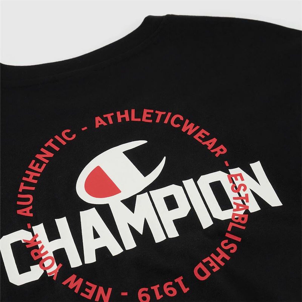Men’s Short Sleeve T-Shirt Champion Champion SS Black-2