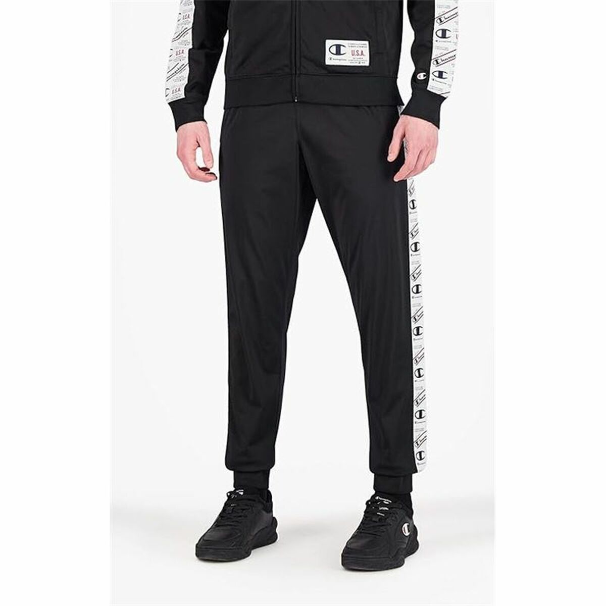 Trousers Champion Rib Cuff Black-3