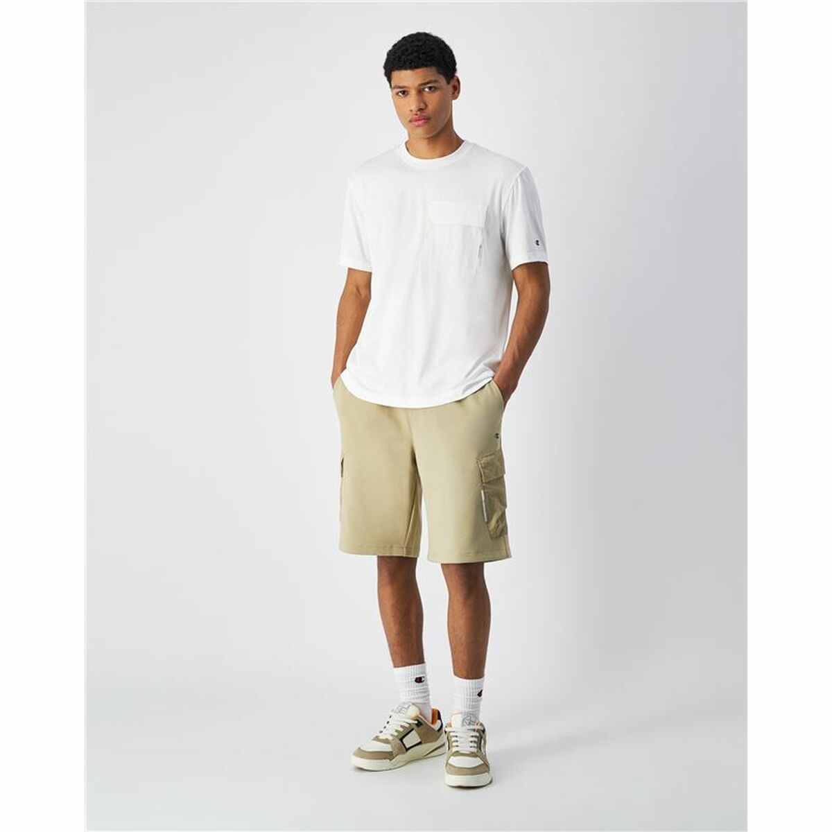 Men's Shorts Champion 220832-MS093 Beige (L)-3