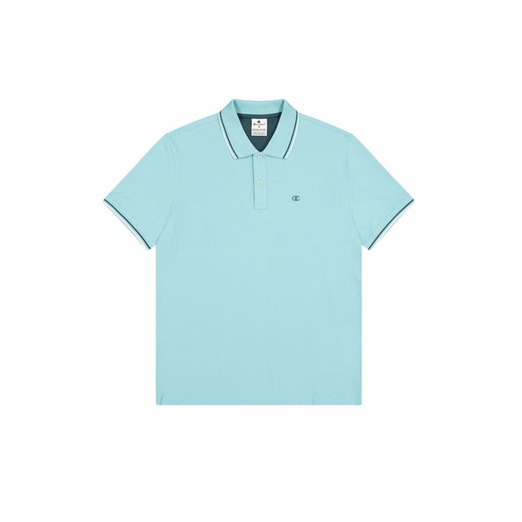 Men’s Short Sleeve Polo Shirt Champion Blue-0