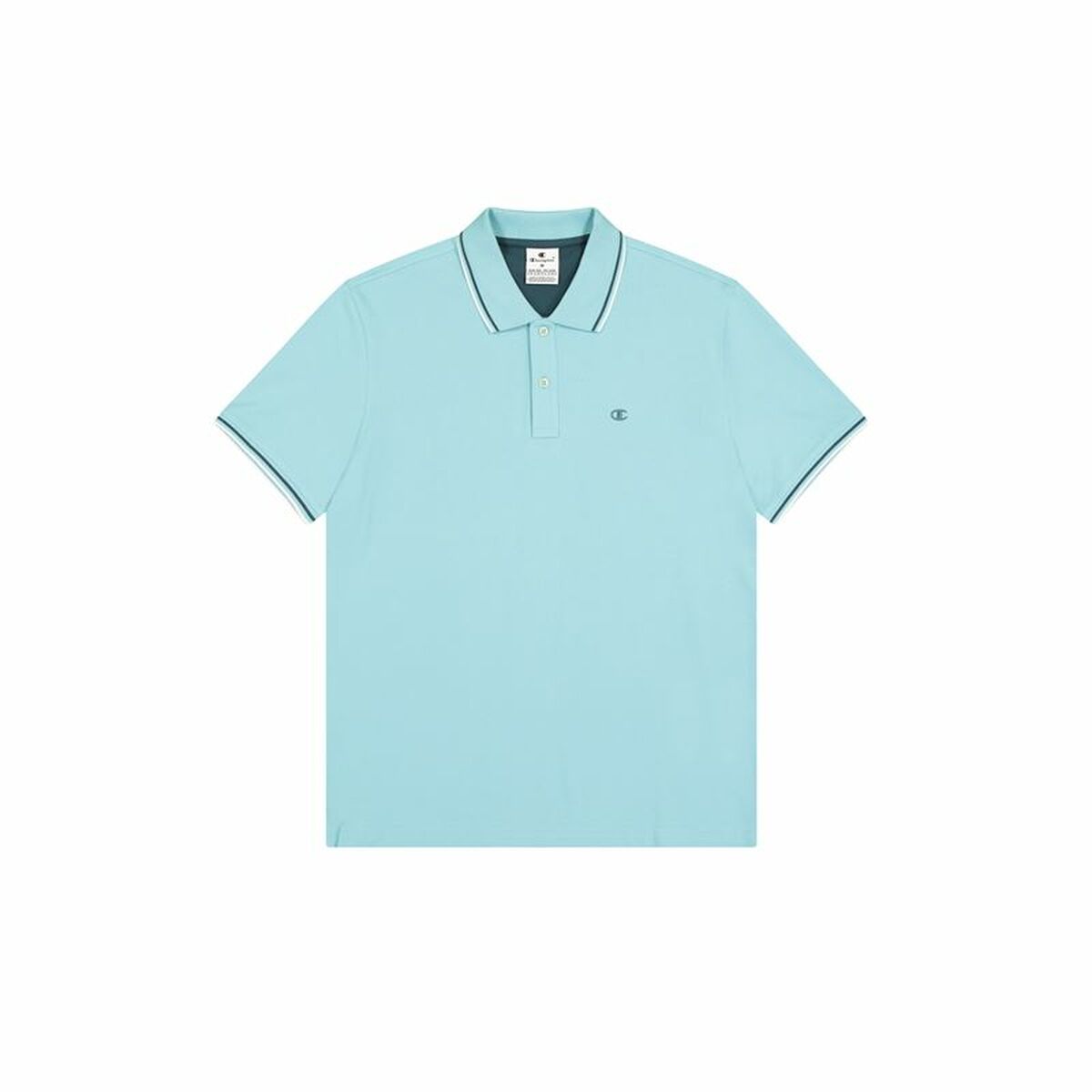 Men’s Short Sleeve Polo Shirt Champion Blue-0