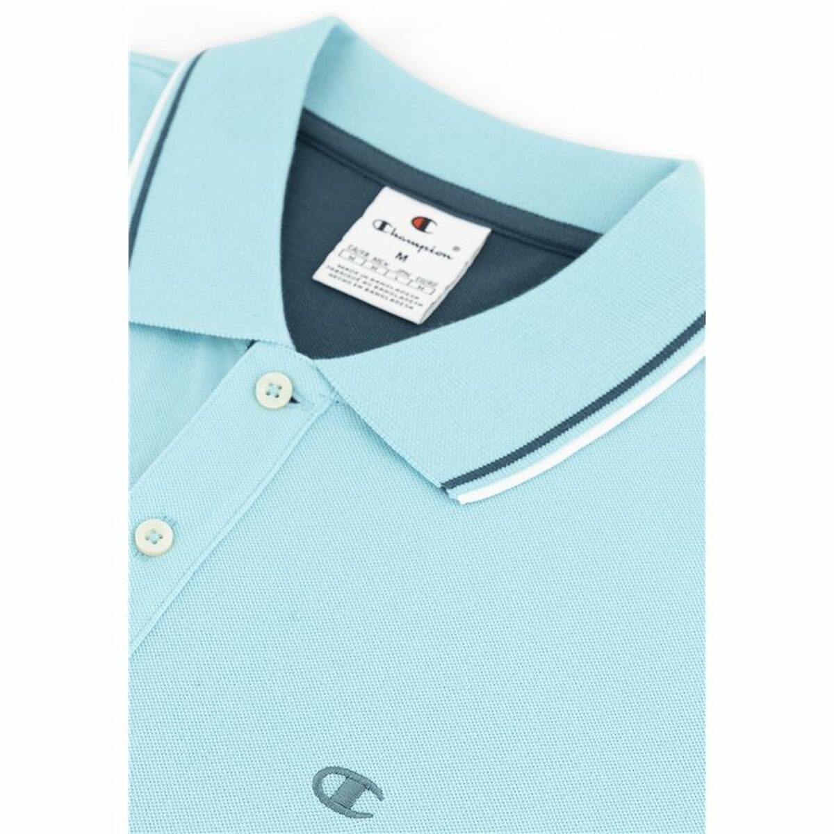 Men’s Short Sleeve Polo Shirt Champion Blue-5