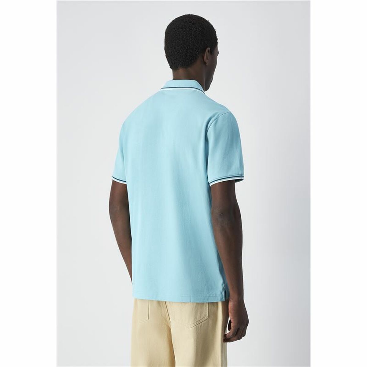 Men’s Short Sleeve Polo Shirt Champion Blue-3