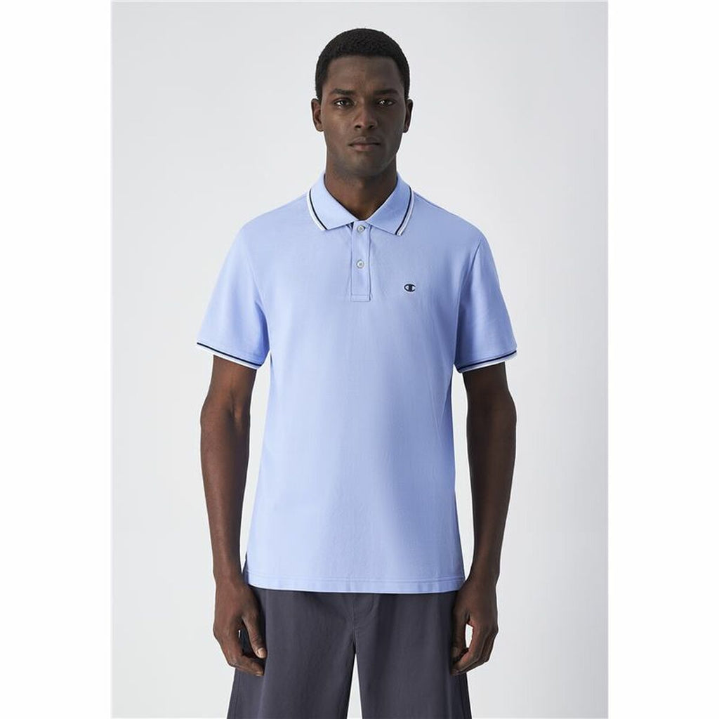 Men’s Short Sleeve Polo Shirt Champion Violet-4