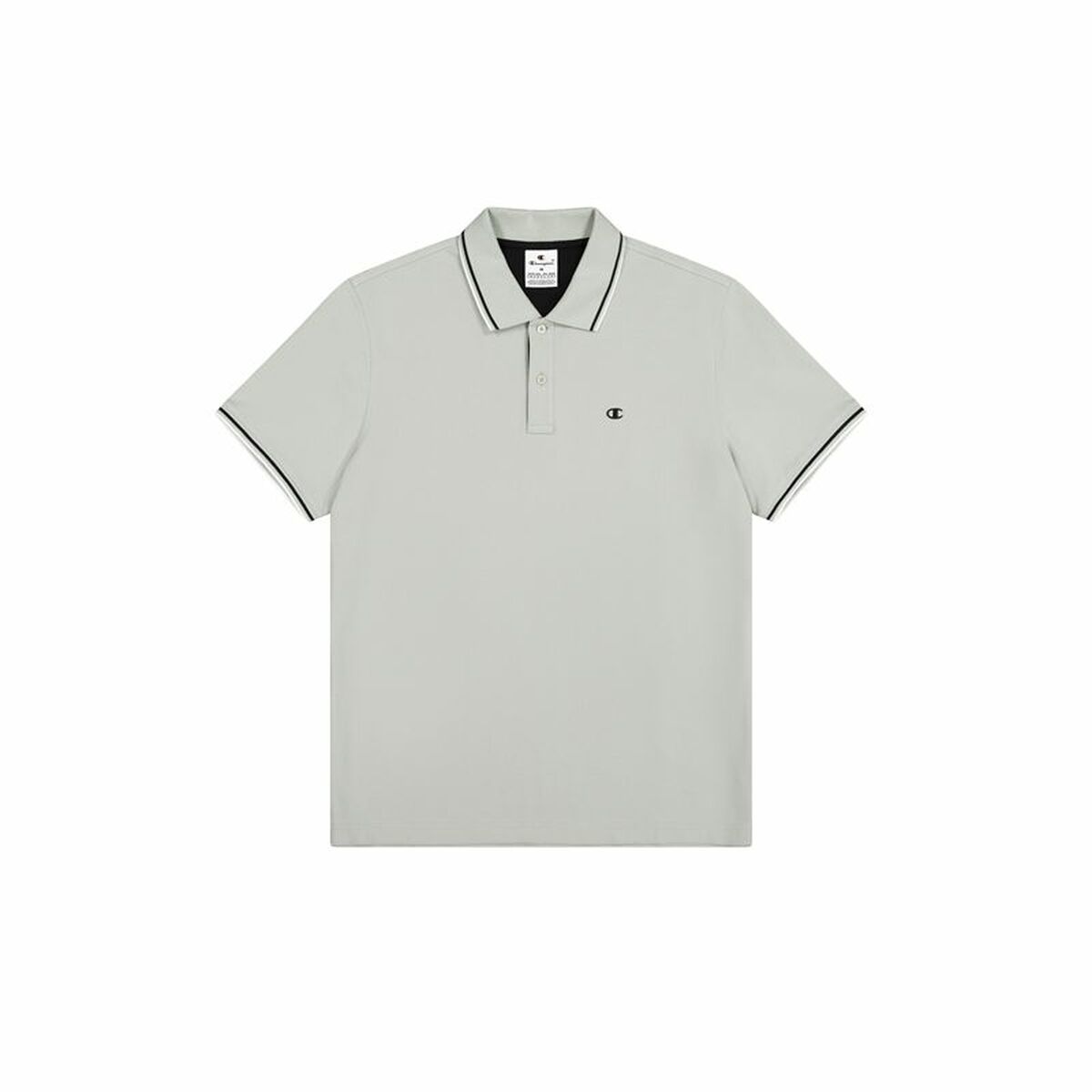 Men’s Short Sleeve Polo Shirt Champion White-0