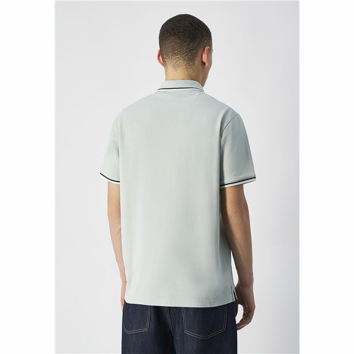 Men’s Short Sleeve Polo Shirt Champion White-3