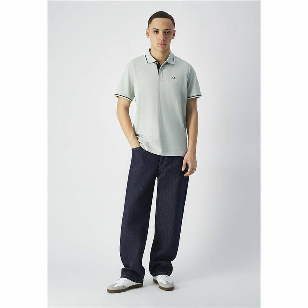 Men’s Short Sleeve Polo Shirt Champion White-2