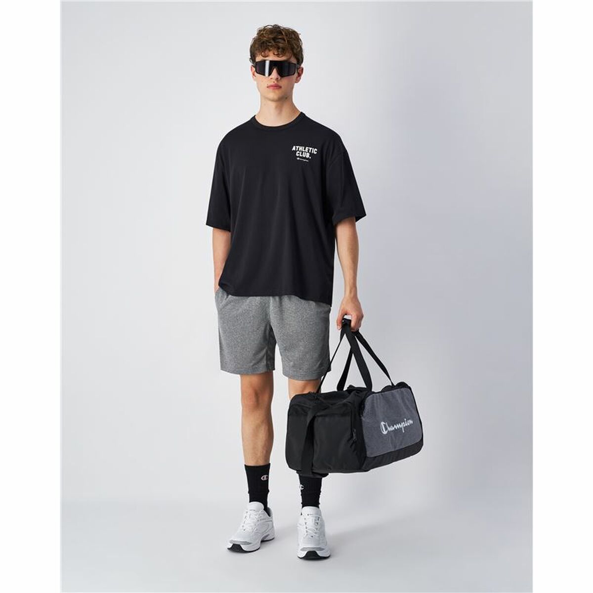 Men’s Short Sleeve T-Shirt Champion SS Black-2