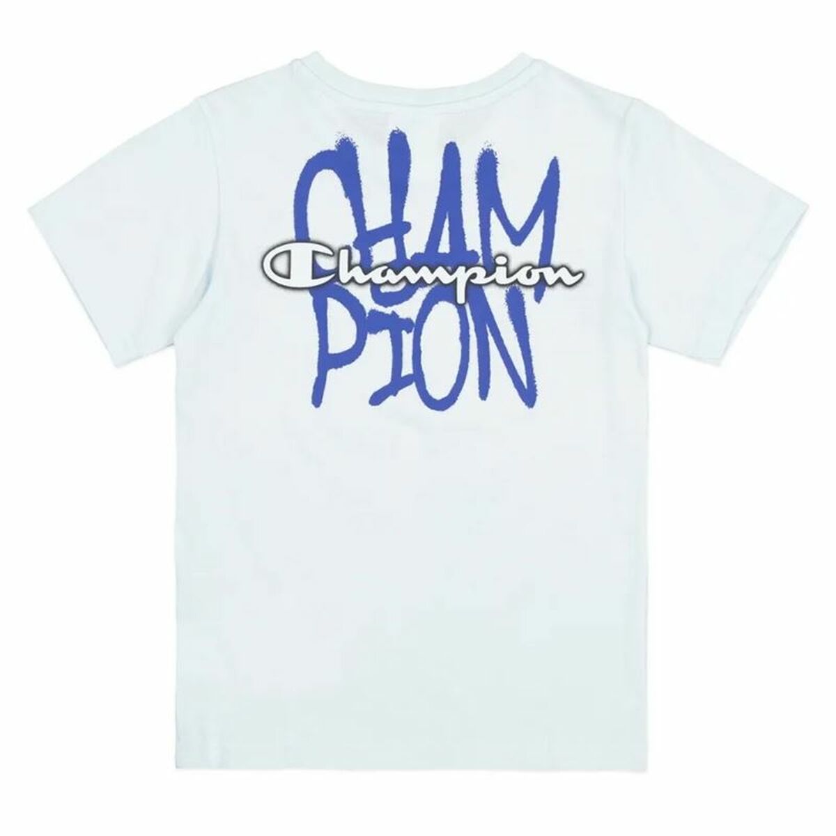 Child's Short Sleeve T-Shirt Champion Blue-3