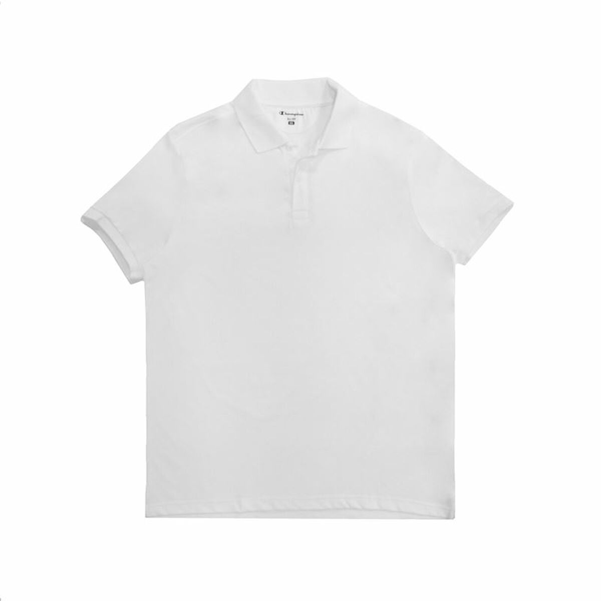 Men’s Short Sleeve Polo Shirt Champion Sportswear White-0