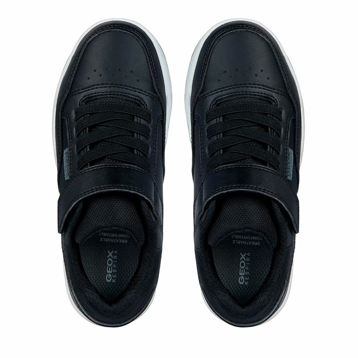 Children’s Casual Trainers Geox Perth Black-6