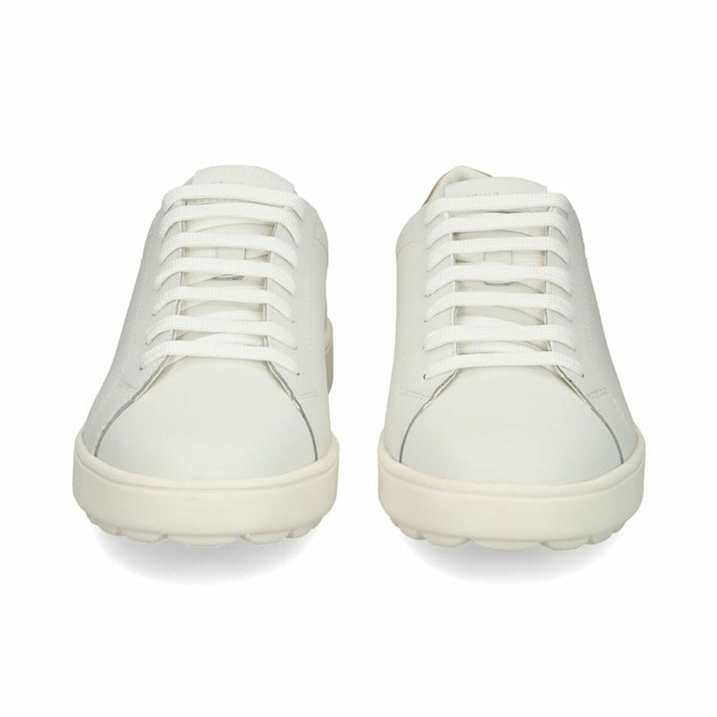 Women's casual trainers Geox Spherica Ecub-1 White-5