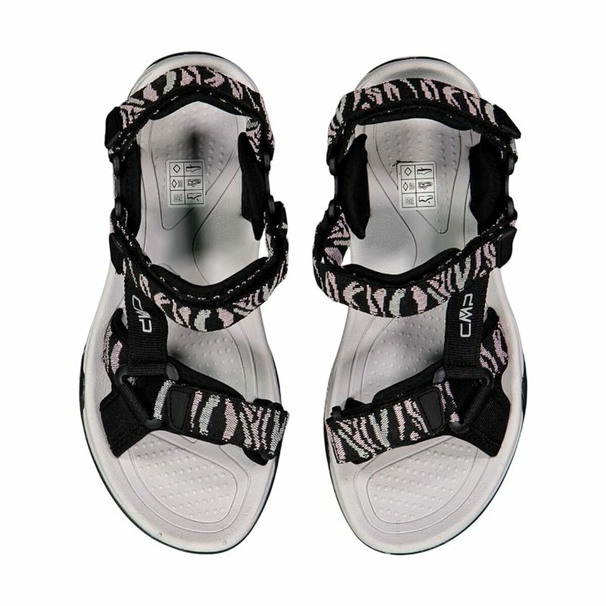 Women's sandals Campagnolo Hamal Black-2