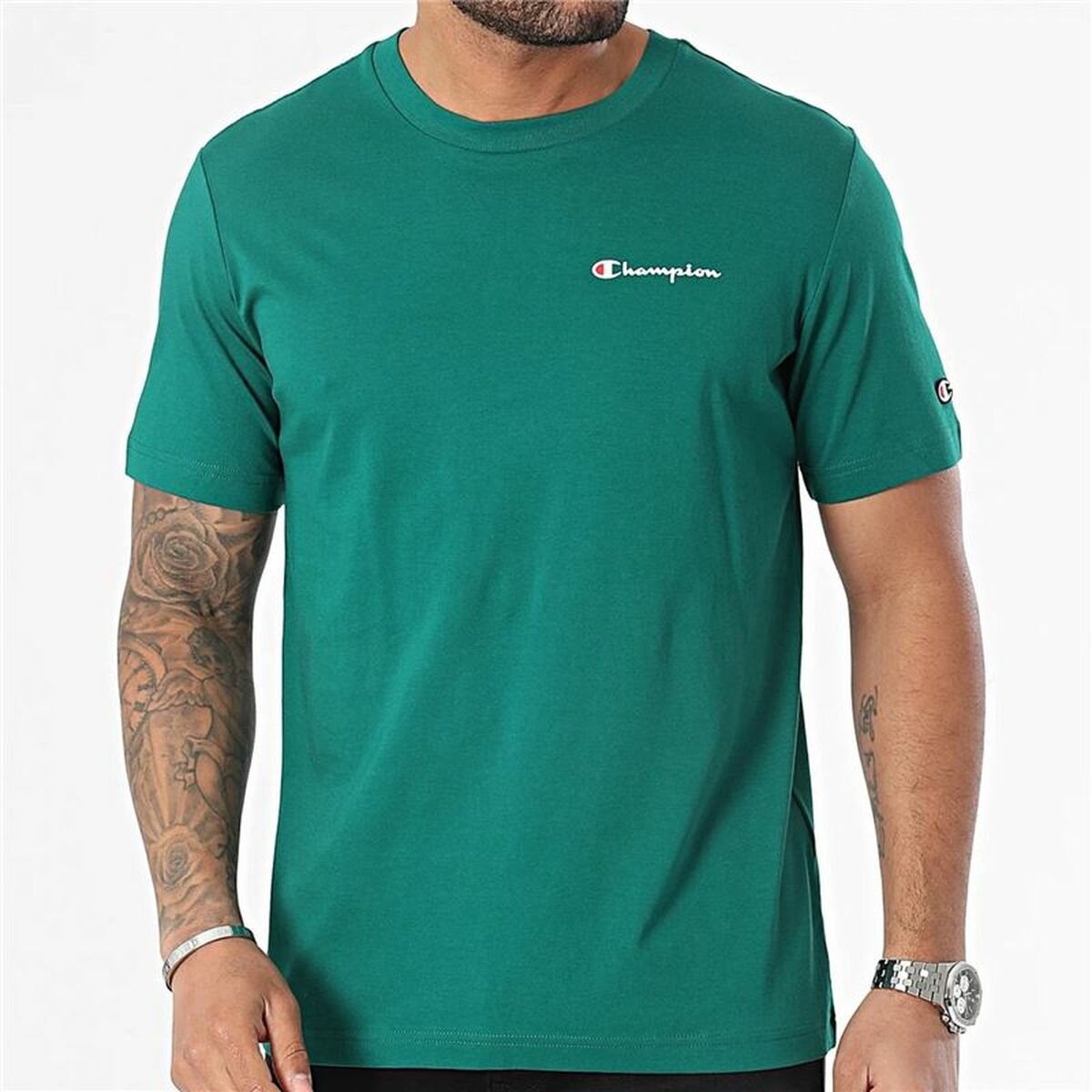 Men’s Short Sleeve T-Shirt Champion Crewneck-1