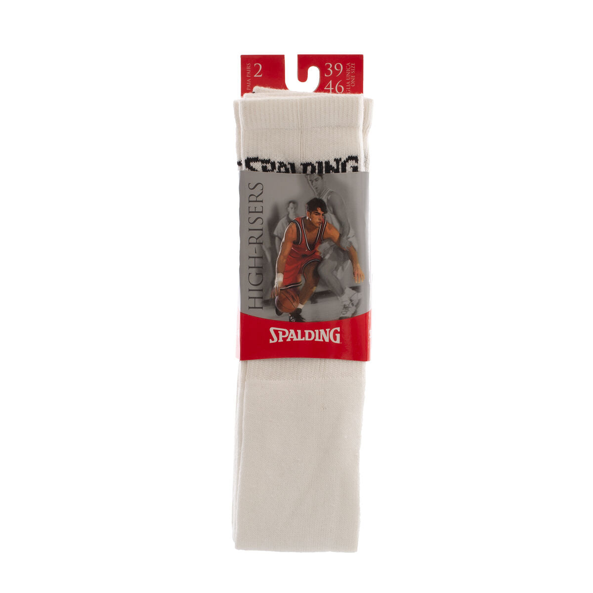 Socks Spalding C34017 CREW White-2
