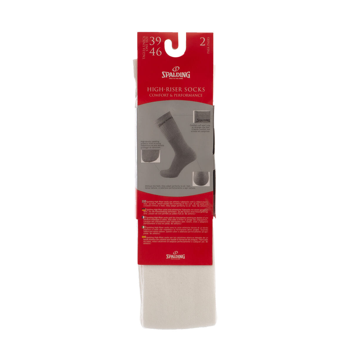 Socks Spalding C34017 CREW White-1